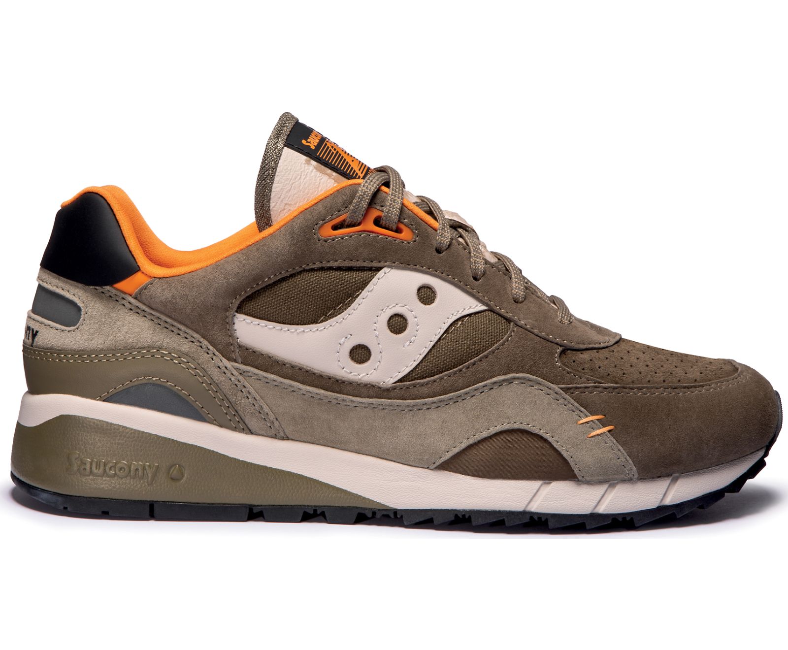 Saucony Shadow 6000 Destination Unknown Women\'s Originals Olive / Orange | Canada 079QMAZ